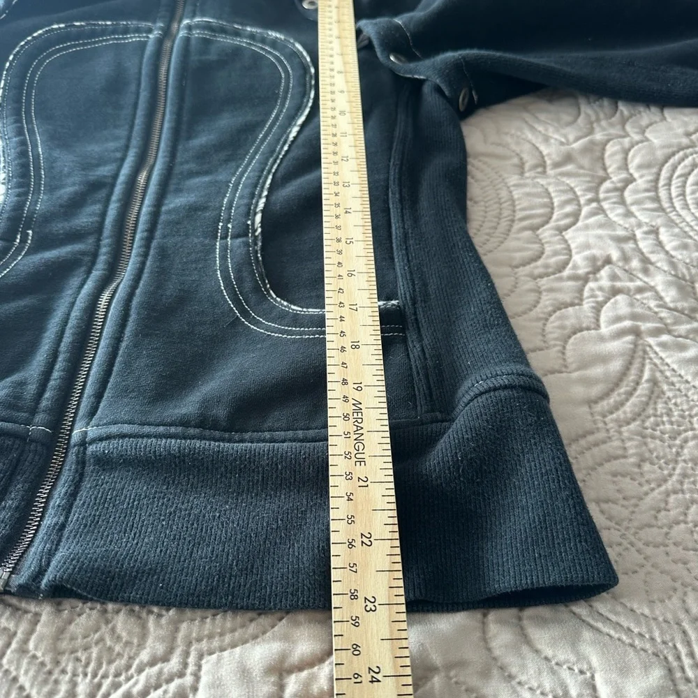 Lululemon Special Edition Scuba Hoodie Black Zip Jacket Gorpcore Atheleisure Y2K - Picture 8 of 9